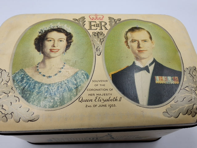 Souveniræske Dronning Elisabeth II & Prins Philip